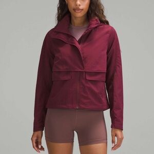 Lululemon Always Effortless Jacket Wine Berry - Size 4